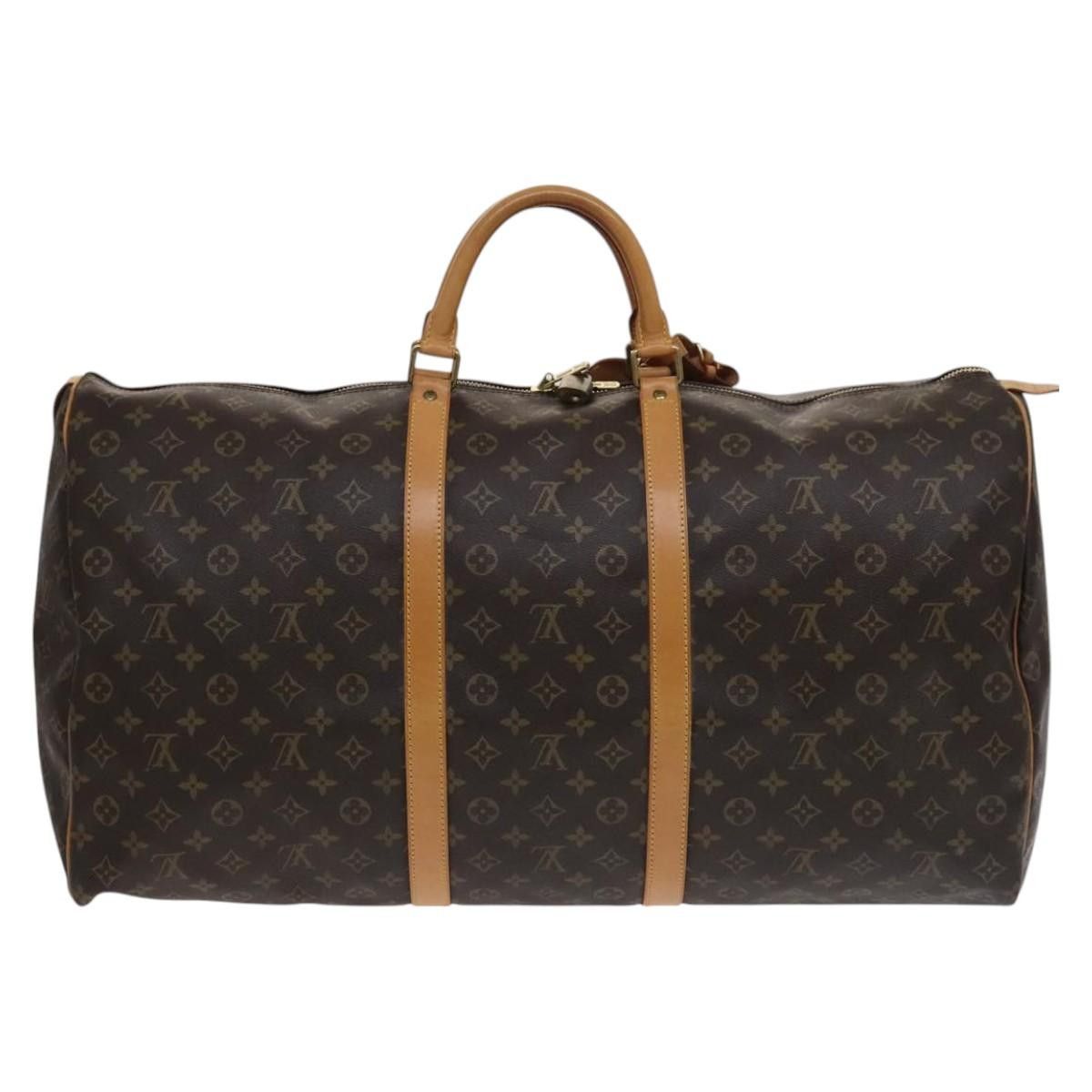 Louis Vuitton Keepall 60 Brown Canvas Travel Bag (Pre-Owned) Size ONE SIZE - 2 Thumbnail
