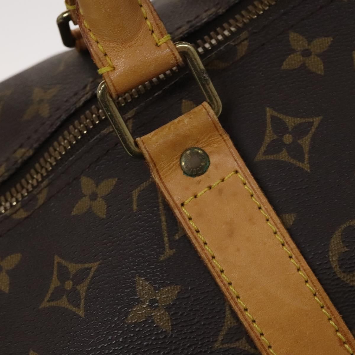 Louis Vuitton Keepall 55 Brown Canvas Travel Bag (Pre-Owned) Size ONE SIZE - 14 Thumbnail