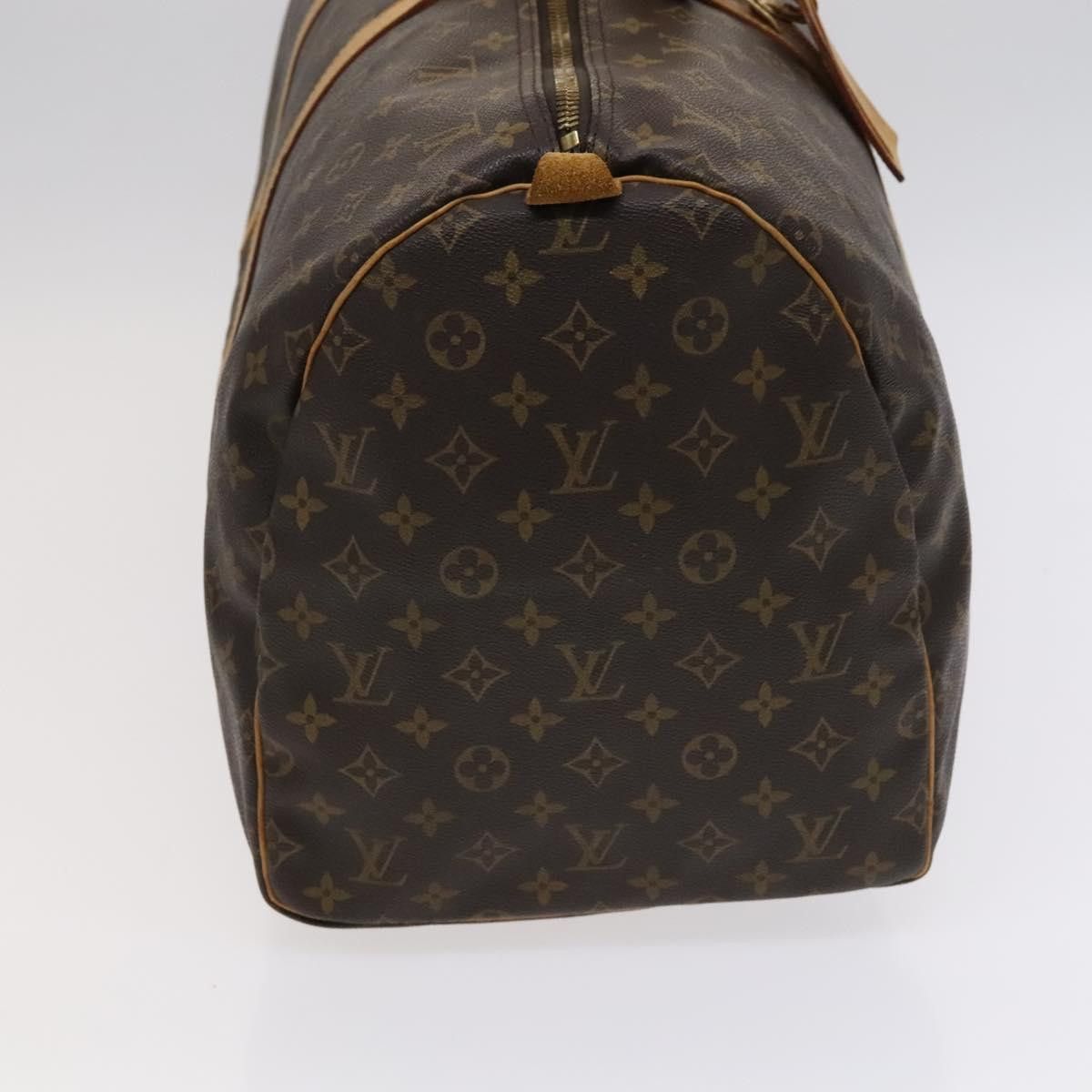 Louis Vuitton Keepall 55 Brown Canvas Travel Bag (Pre-Owned) Size ONE SIZE - 4 Thumbnail