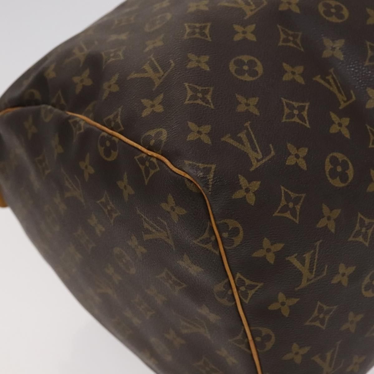 Louis Vuitton Keepall 55 Brown Canvas Travel Bag (Pre-Owned) Size ONE SIZE - 10 Thumbnail