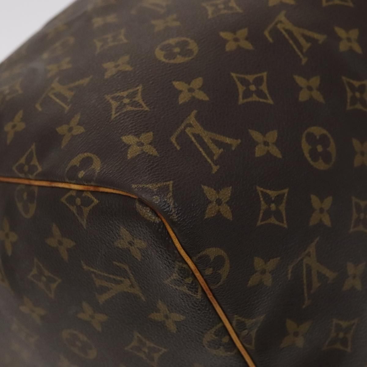 Louis Vuitton Keepall 55 Brown Canvas Travel Bag (Pre-Owned) Size ONE SIZE - 12 Thumbnail