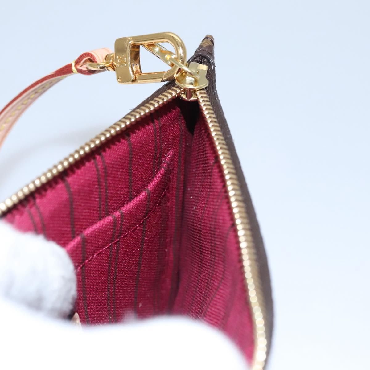 Louis Vuitton Pochette Accessoire Brown Canvas Clutch Bag (Pre-Owned) Size ONE SIZE - 17 Thumbnail