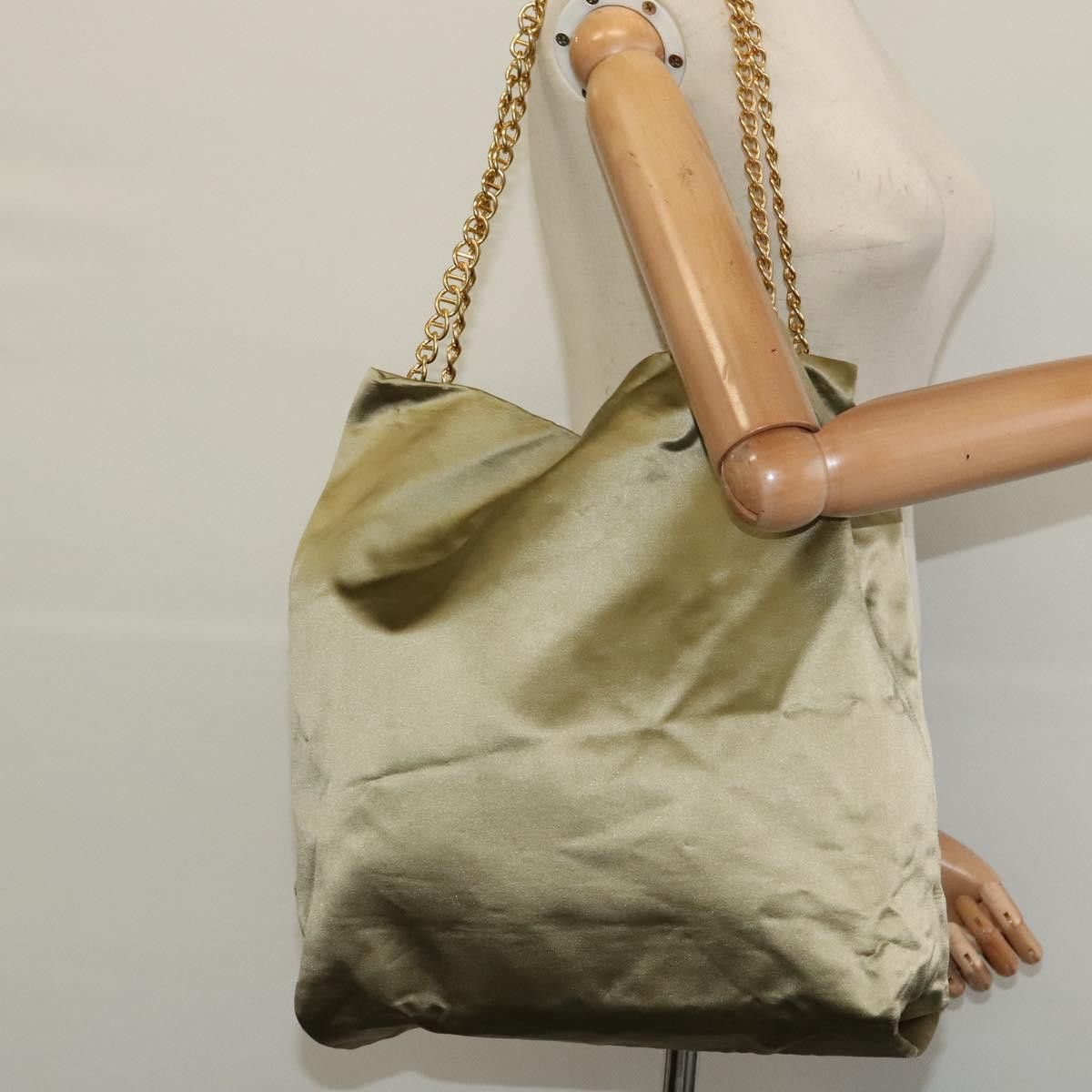 Prada Tessuto Khaki Synthetic Shoulder Bag (Pre-Owned) Size ONE SIZE - 18 Thumbnail