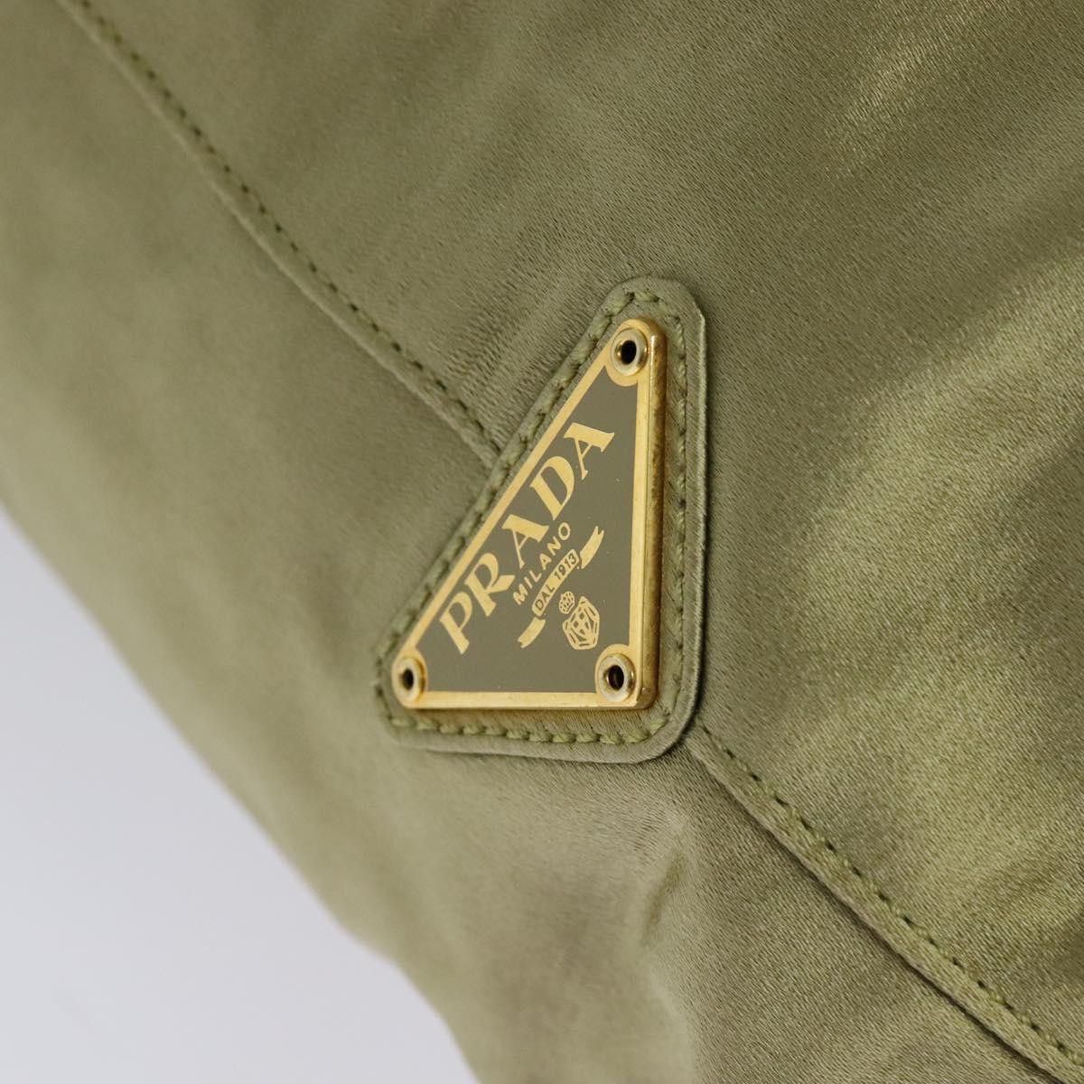 Prada Tessuto Khaki Synthetic Shoulder Bag (Pre-Owned) Size ONE SIZE - 17 Thumbnail