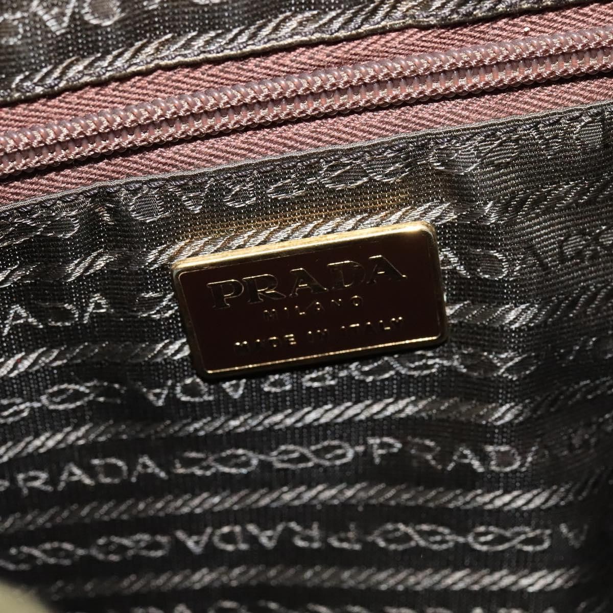 Prada Tessuto Khaki Synthetic Shoulder Bag (Pre-Owned) Size ONE SIZE - 16 Thumbnail