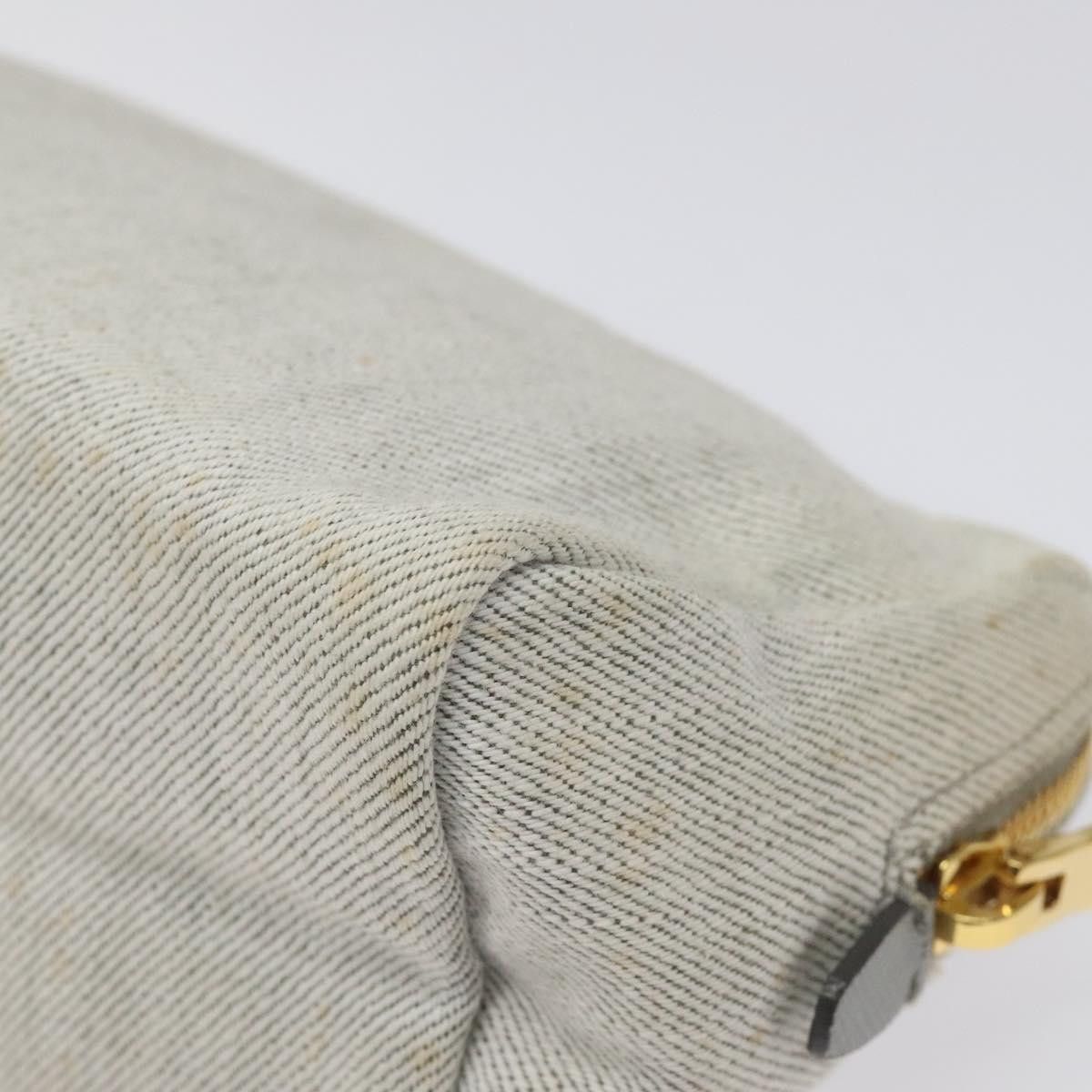 Prada Grey Canvas Clutch Bag (Pre-Owned) Size ONE SIZE - 6 Thumbnail