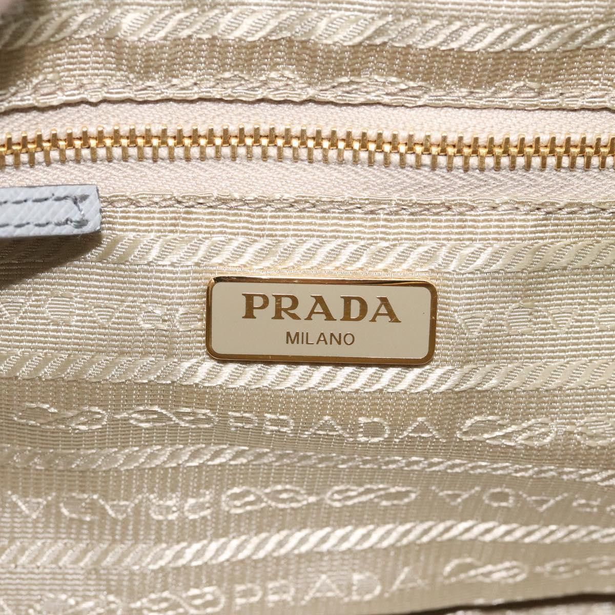 Prada Grey Canvas Clutch Bag (Pre-Owned) Size ONE SIZE - 12 Thumbnail