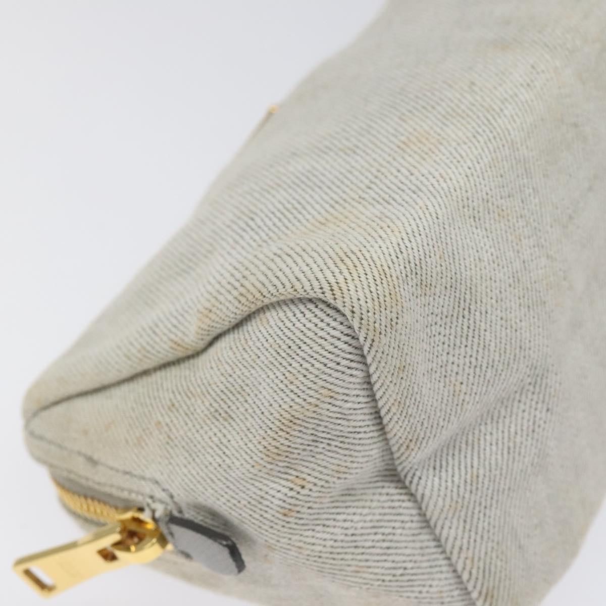 Prada Grey Canvas Clutch Bag (Pre-Owned) Size ONE SIZE - 8 Thumbnail