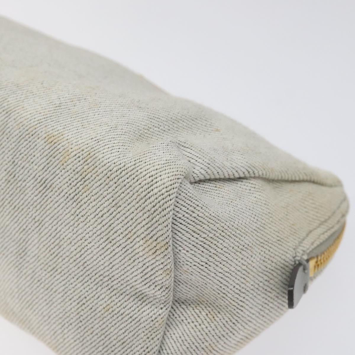 Prada Grey Canvas Clutch Bag (Pre-Owned) Size ONE SIZE - 7 Thumbnail