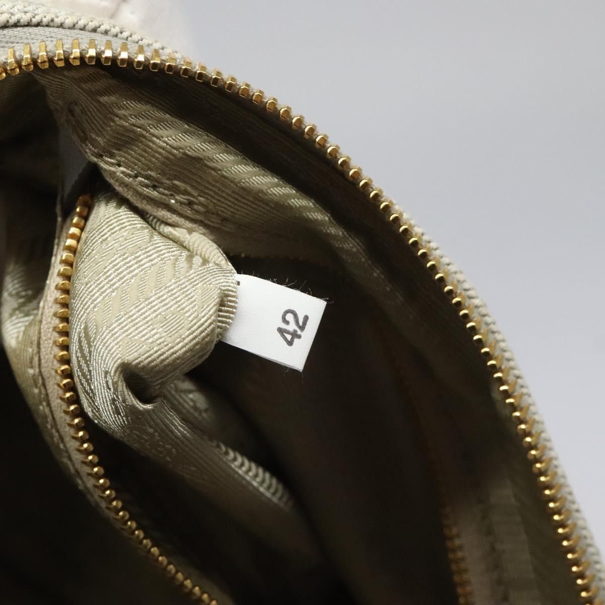 Prada Grey Canvas Clutch Bag (Pre-Owned) Size ONE SIZE - 13 Thumbnail