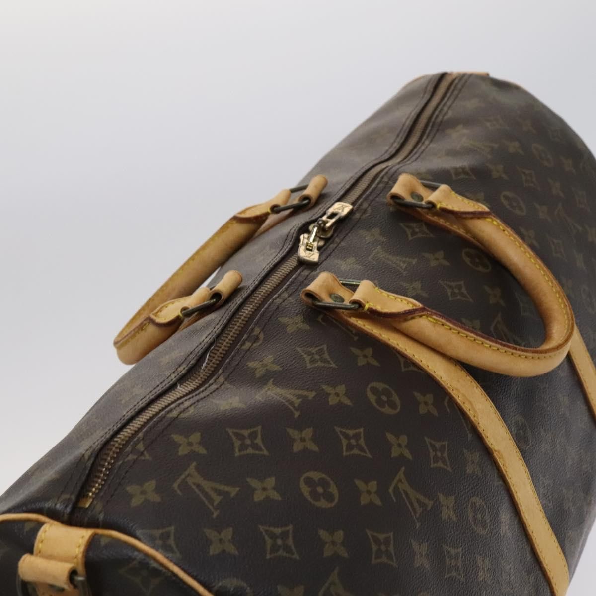 Louis Vuitton Keepall 50 Brown Canvas Travel Bag (Pre-Owned) Size ONE SIZE - 4 Thumbnail