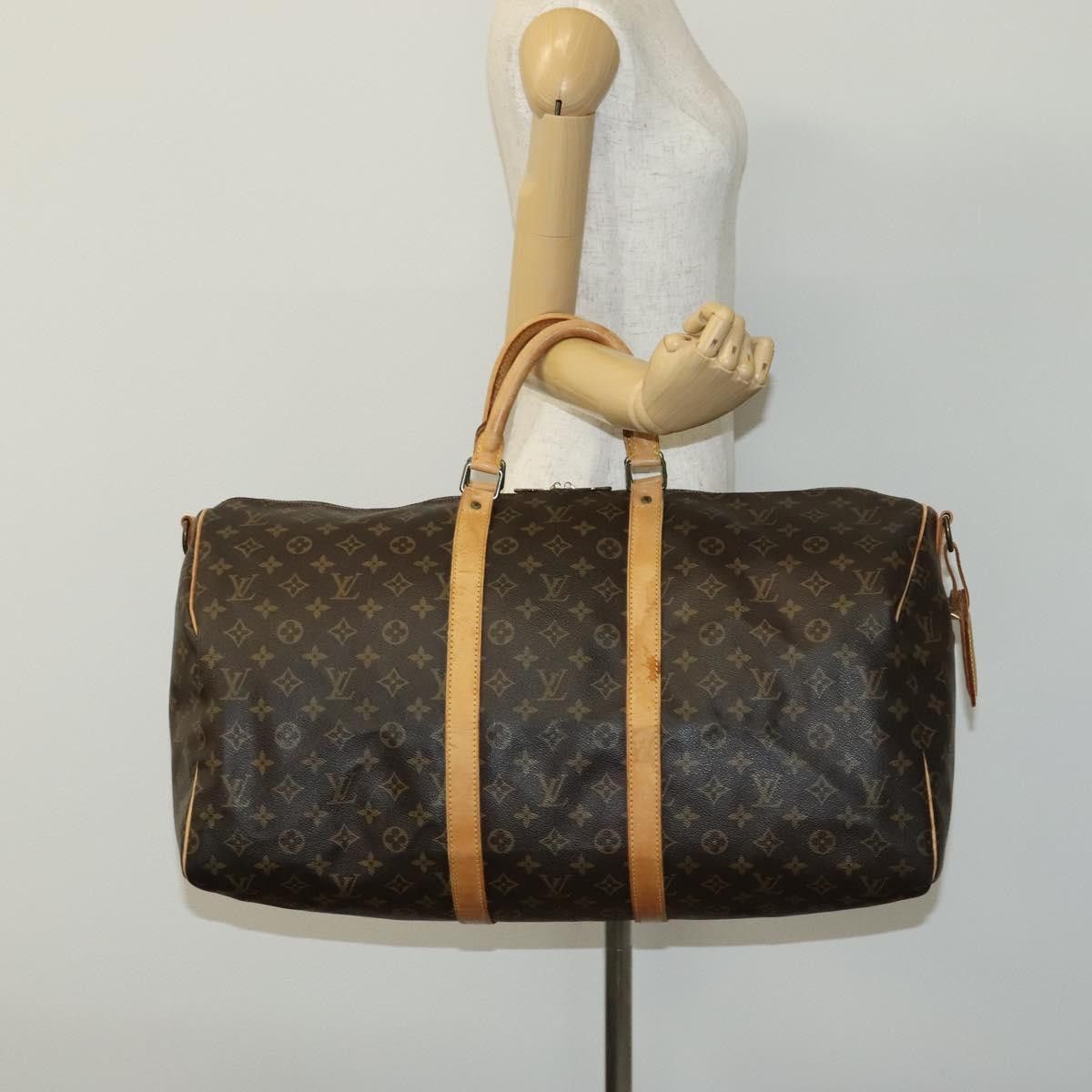 Louis Vuitton Keepall 50 Brown Canvas Travel Bag (Pre-Owned) Size ONE SIZE - 20 Thumbnail