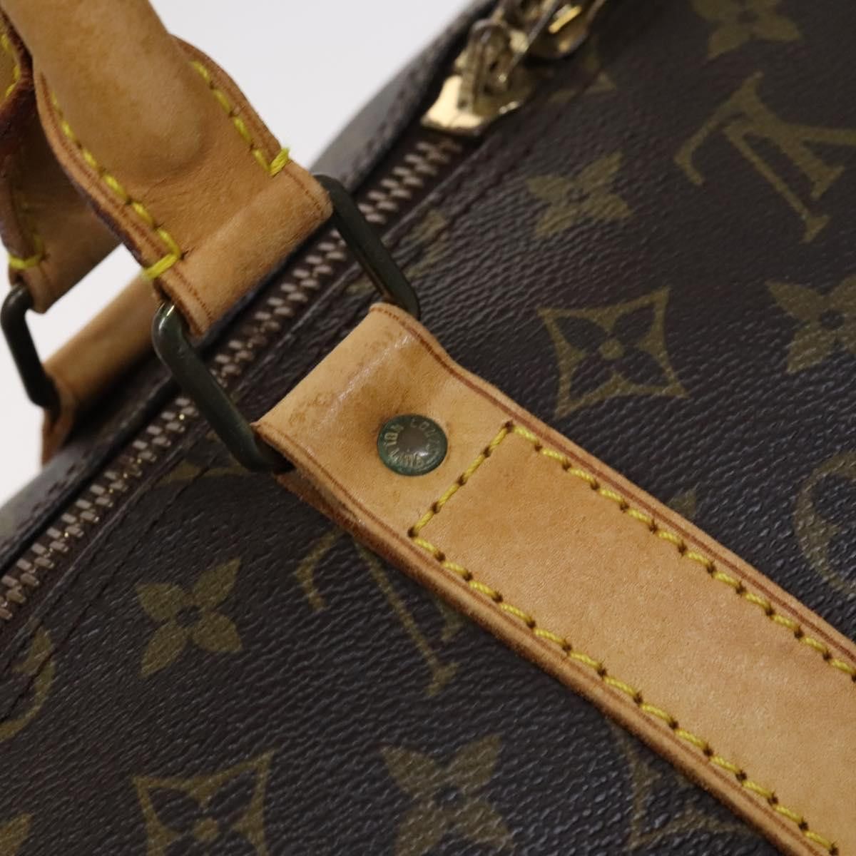 Louis Vuitton Keepall 50 Brown Canvas Travel Bag (Pre-Owned) Size ONE SIZE - 12 Thumbnail