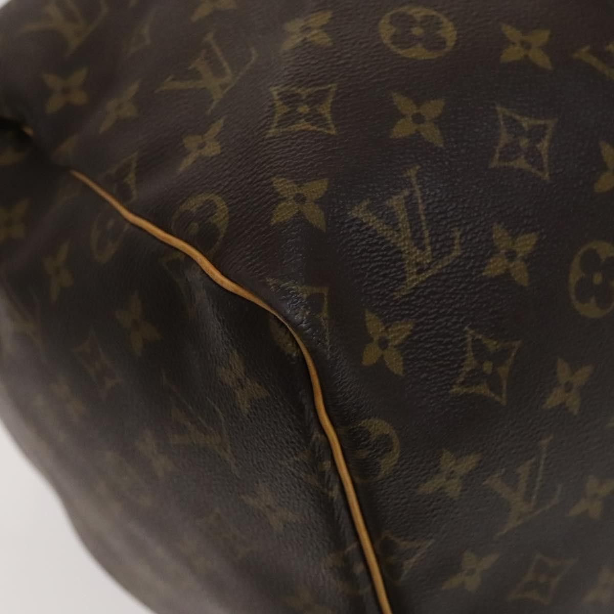 Louis Vuitton Keepall 55 Brown Canvas Travel Bag (Pre-Owned) Size ONE SIZE - 9 Thumbnail