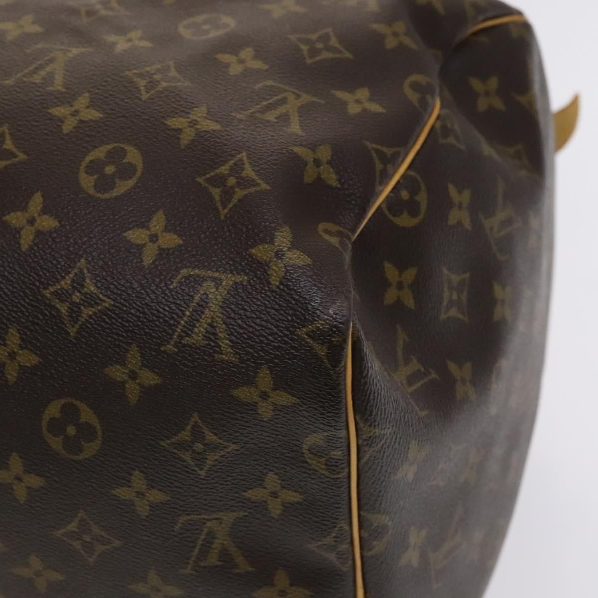 Louis Vuitton Keepall 55 Brown Canvas Travel Bag (Pre-Owned) Size ONE SIZE - 10 Thumbnail