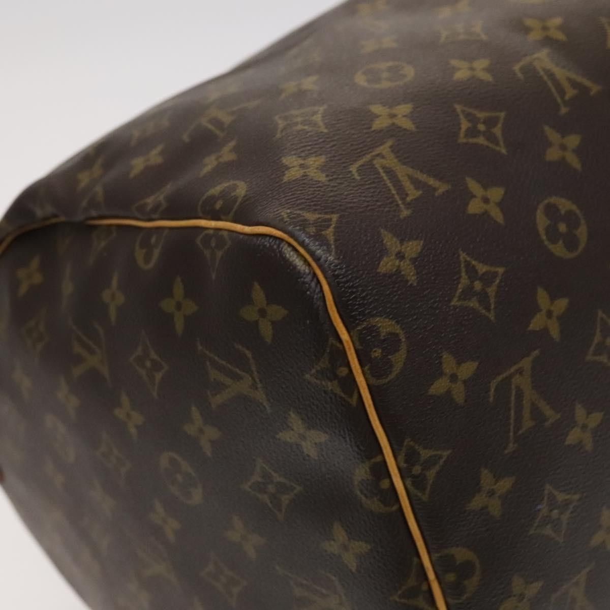 Louis Vuitton Keepall 55 Brown Canvas Travel Bag (Pre-Owned) Size ONE SIZE - 11 Thumbnail