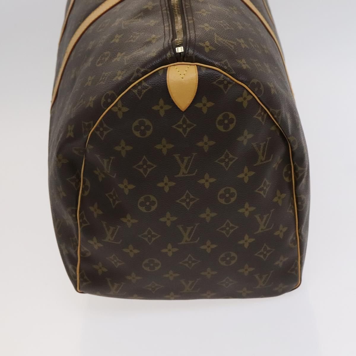 Louis Vuitton Keepall 55 Brown Canvas Travel Bag (Pre-Owned) Size ONE SIZE - 3 Thumbnail
