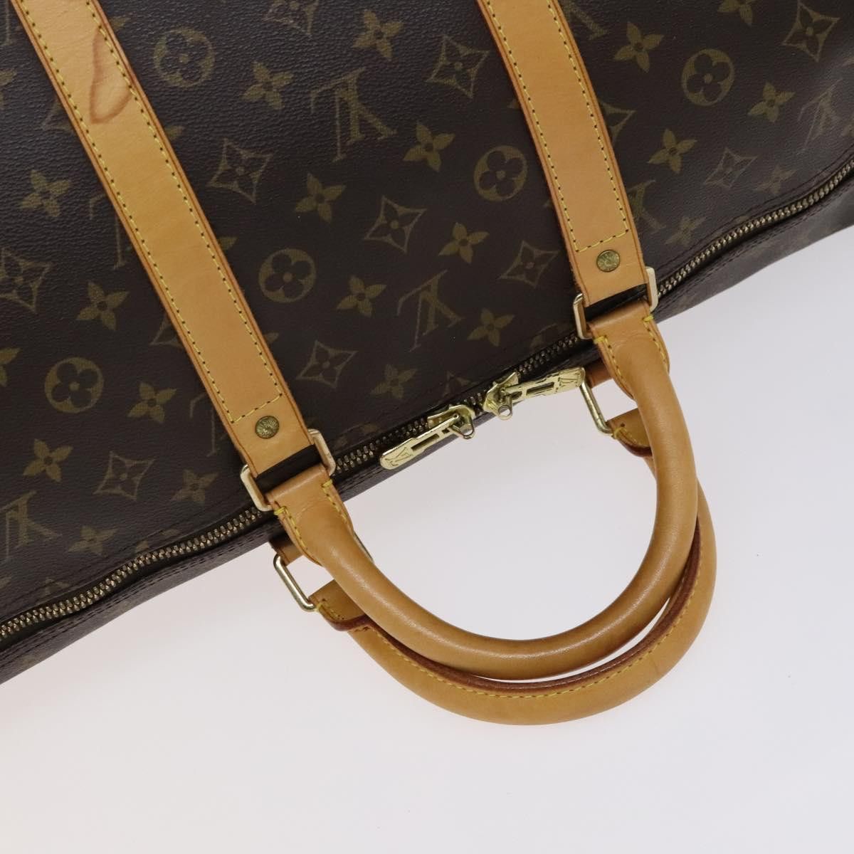 Louis Vuitton Keepall 55 Brown Canvas Travel Bag (Pre-Owned) Size ONE SIZE - 5 Thumbnail