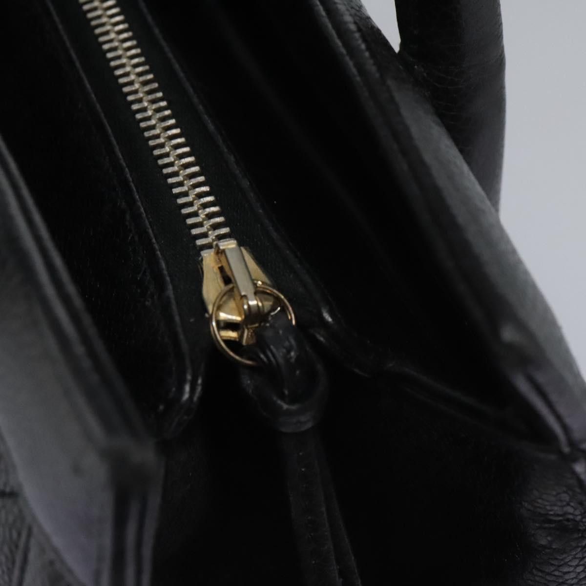 Chanel V-Stich Black Leather Handbag (Pre-Owned) Size ONE SIZE - 13 Thumbnail
