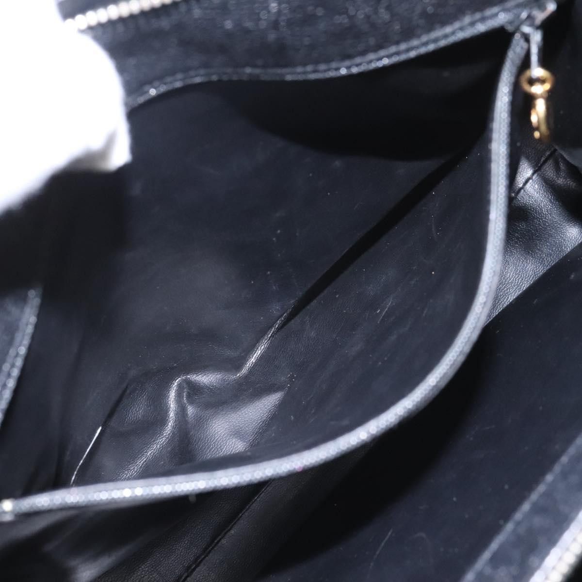 Chanel V-Stich Black Leather Handbag (Pre-Owned) Size ONE SIZE - 16 Thumbnail