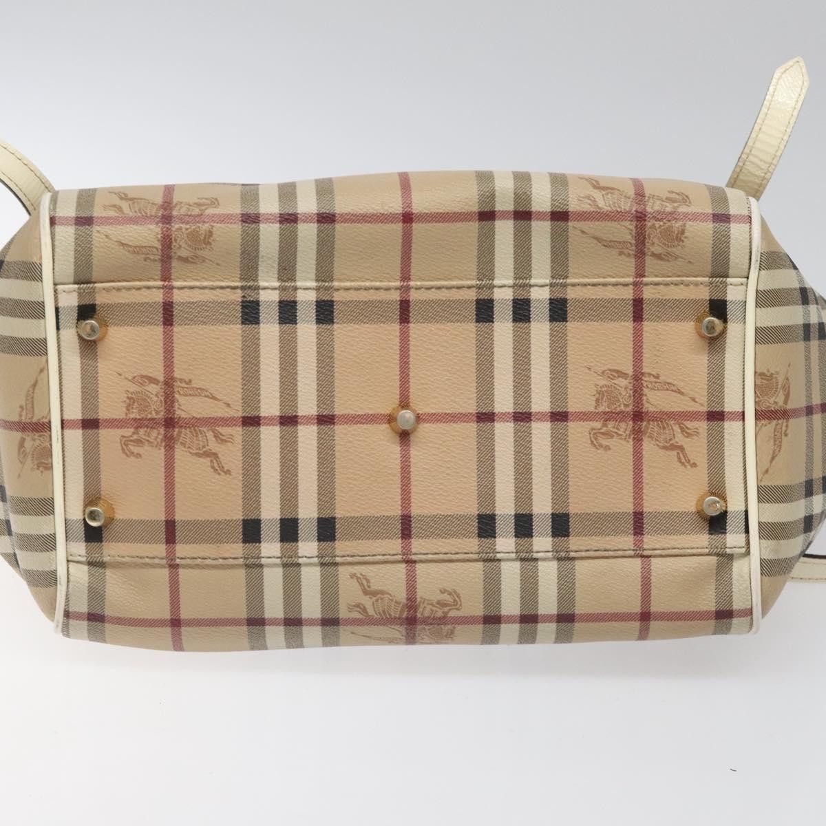 Burberry Nova Check Beige Canvas Tote Bag (Pre-Owned) Size ONE SIZE - 6 Thumbnail
