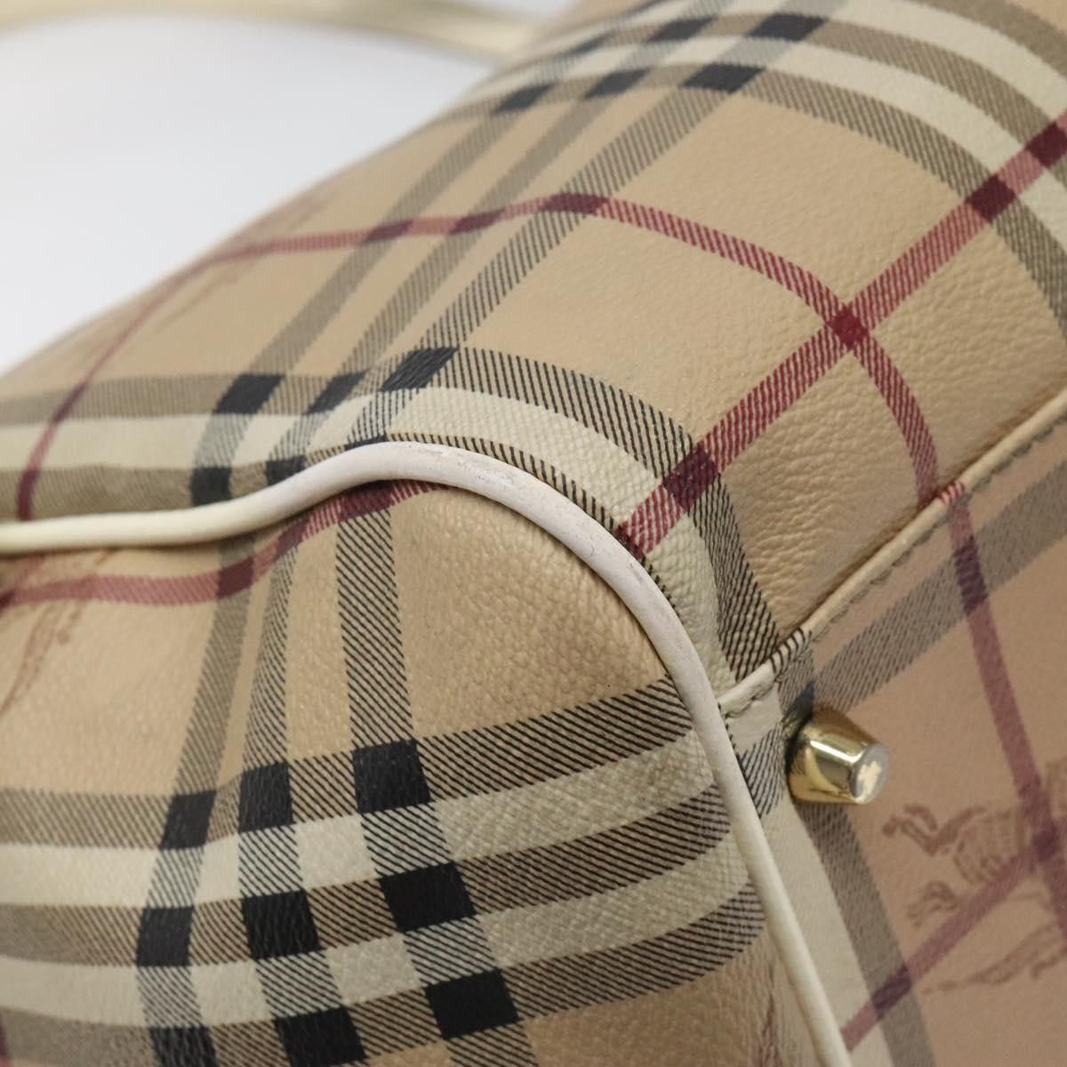 Burberry Nova Check Beige Canvas Tote Bag (Pre-Owned) Size ONE SIZE - 19 Thumbnail