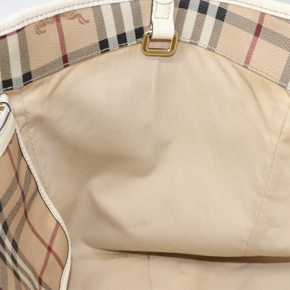 Burberry Nova Check Beige Canvas Tote Bag (Pre-Owned) Size ONE SIZE - 20 Thumbnail