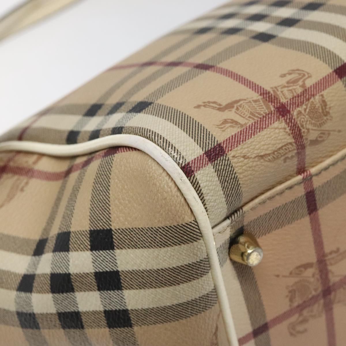 Burberry Nova Check Beige Canvas Tote Bag (Pre-Owned) Size ONE SIZE - 17 Thumbnail