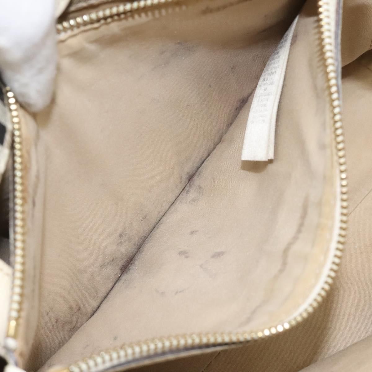 Burberry Nova Check Beige Canvas Tote Bag (Pre-Owned) Size ONE SIZE - 10 Thumbnail