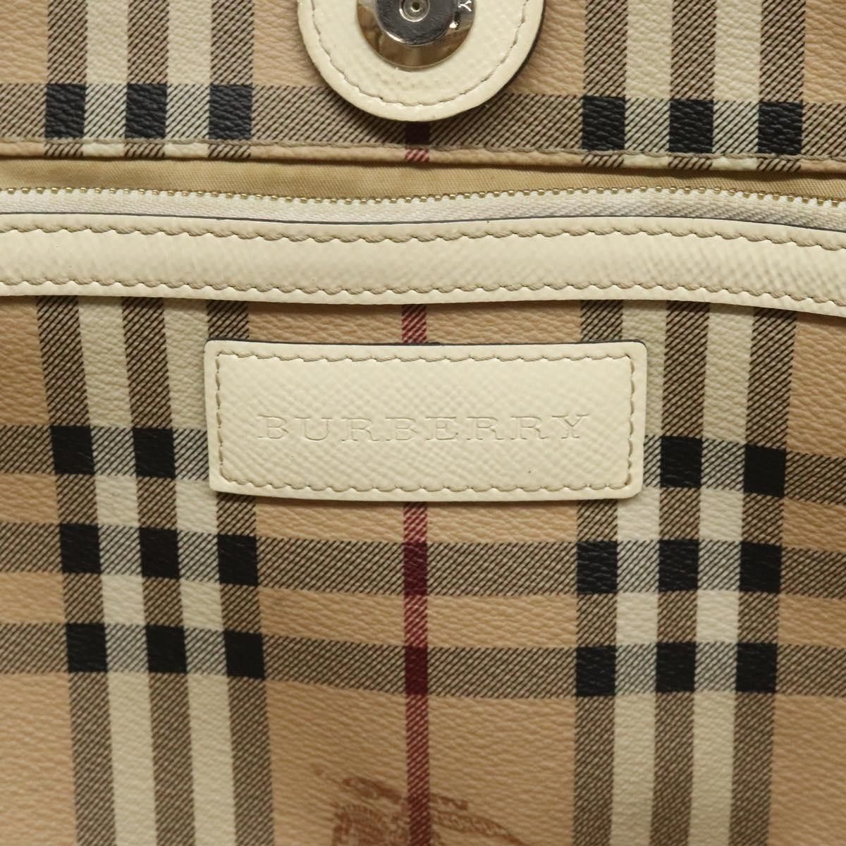 Burberry Nova Check Beige Canvas Tote Bag (Pre-Owned) Size ONE SIZE - 11 Thumbnail