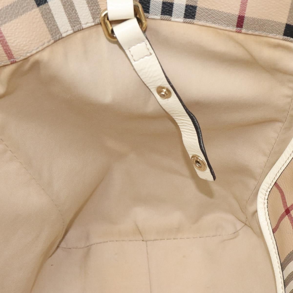 Burberry Nova Check Beige Canvas Tote Bag (Pre-Owned) Size ONE SIZE - 15 Thumbnail