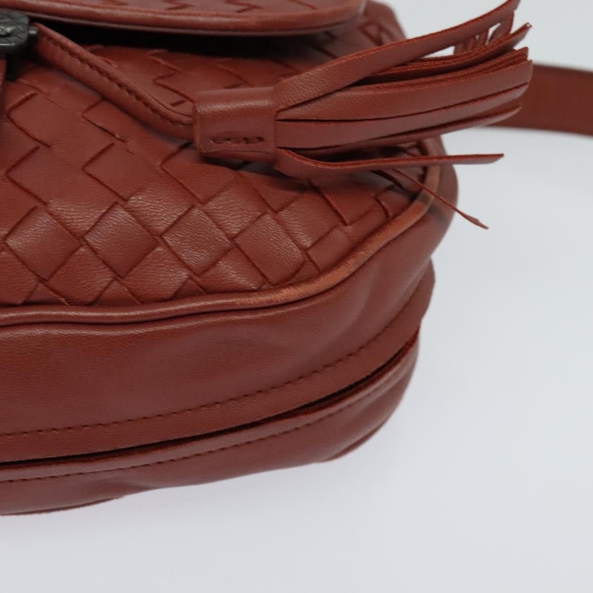 Bottega Veneta Intrecciato Brown Leather Shoulder Bag (Pre-Owned) Size ONE SIZE - 9 Thumbnail