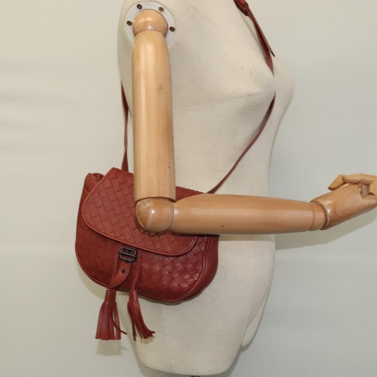 Bottega Veneta Intrecciato Brown Leather Shoulder Bag (Pre-Owned) Size ONE SIZE - 17 Thumbnail
