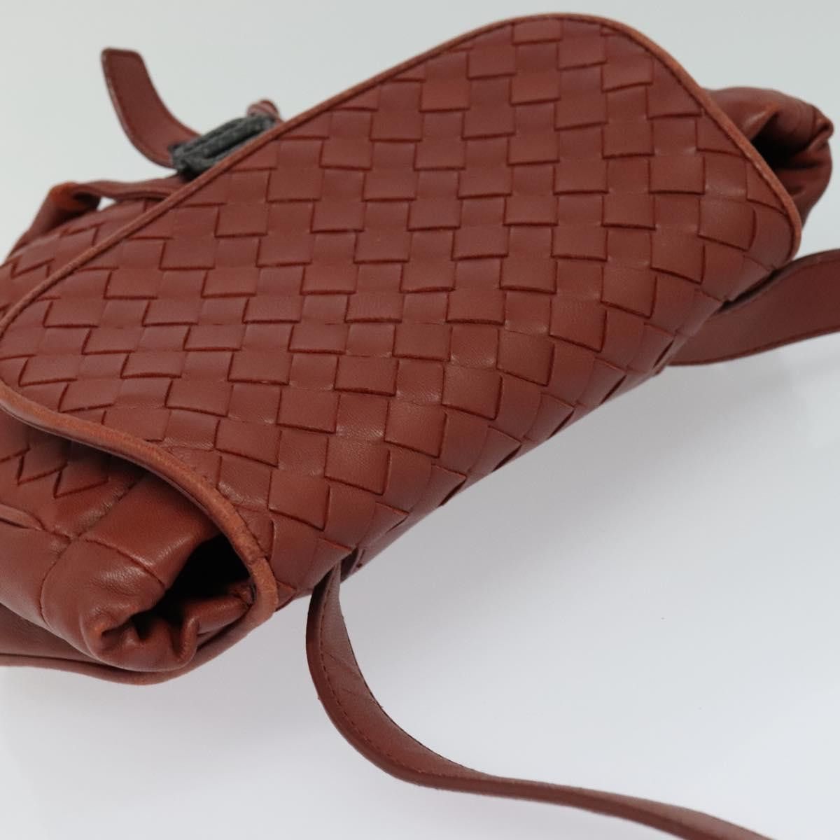 Bottega Veneta Intrecciato Brown Leather Shoulder Bag (Pre-Owned) Size ONE SIZE - 19 Thumbnail