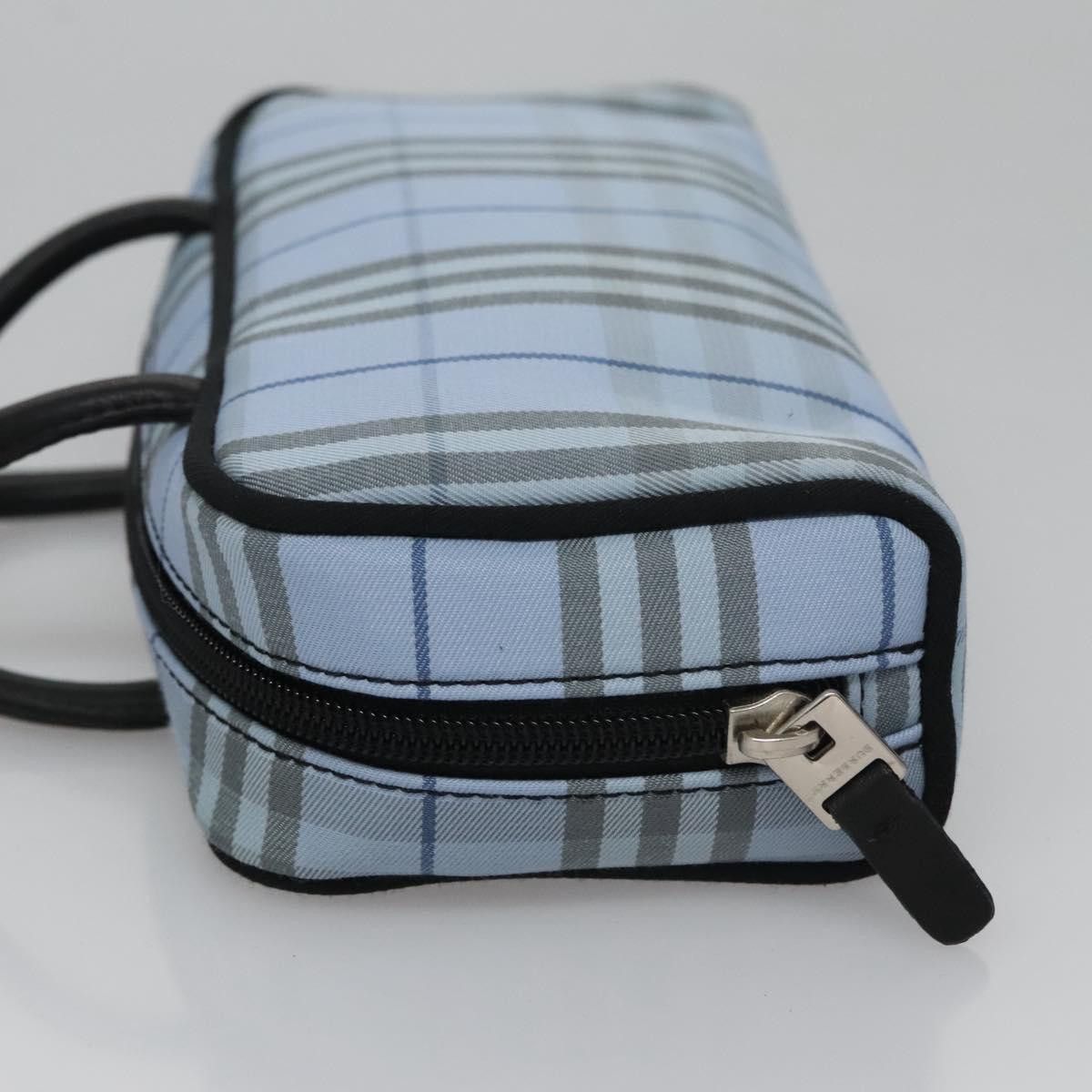 Burberry Nova Check Blue Synthetic Handbag (Pre-Owned) Size ONE SIZE - 4 Thumbnail