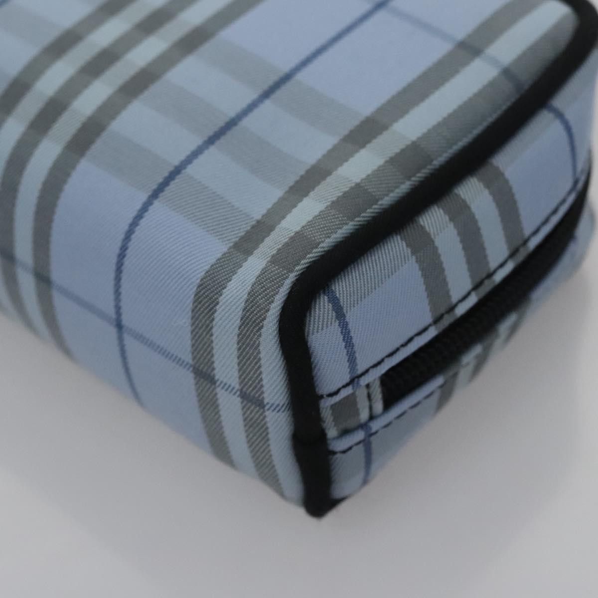 Burberry Nova Check Blue Synthetic Handbag (Pre-Owned) Size ONE SIZE - 8 Thumbnail