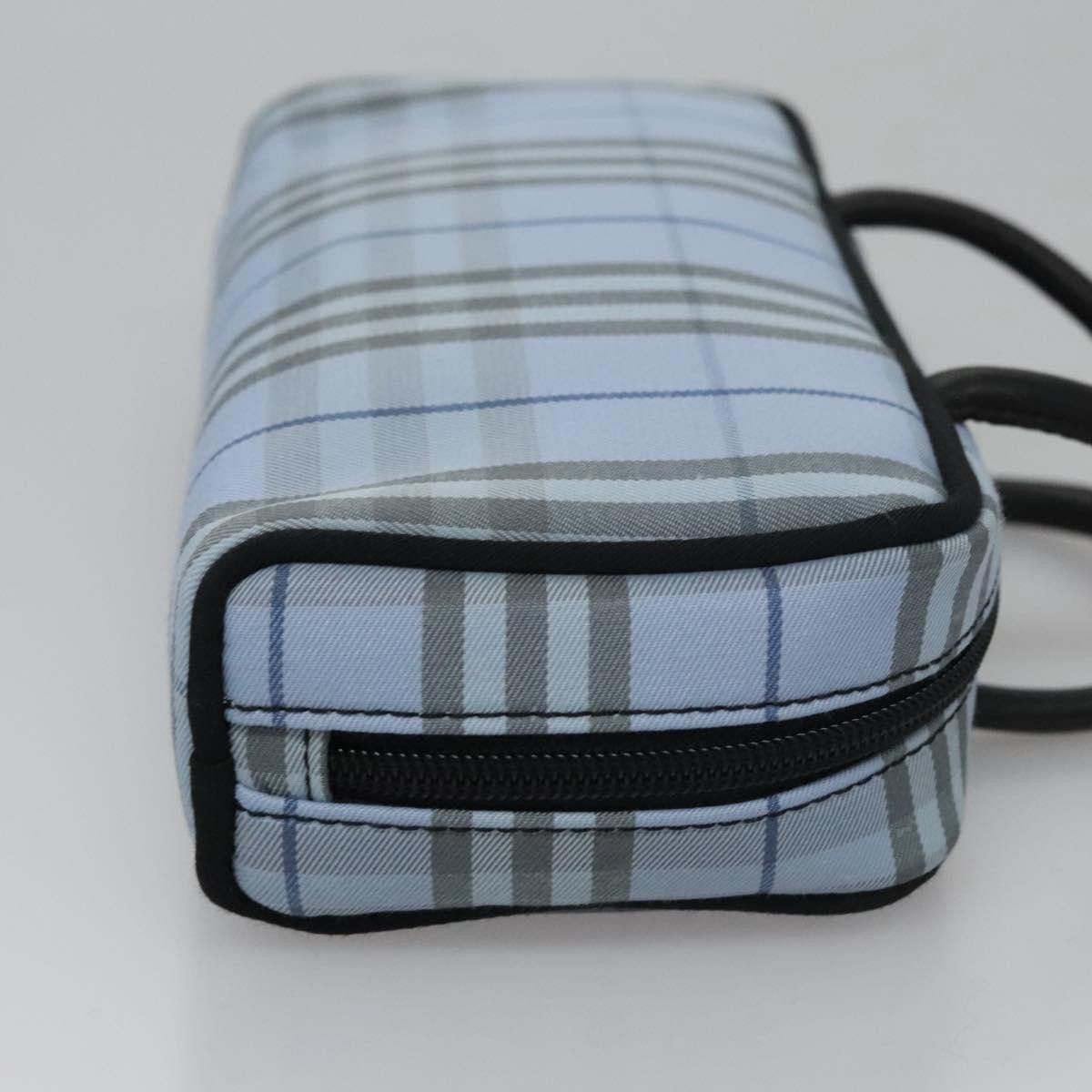 Burberry Nova Check Blue Synthetic Handbag (Pre-Owned) Size ONE SIZE - 3 Thumbnail