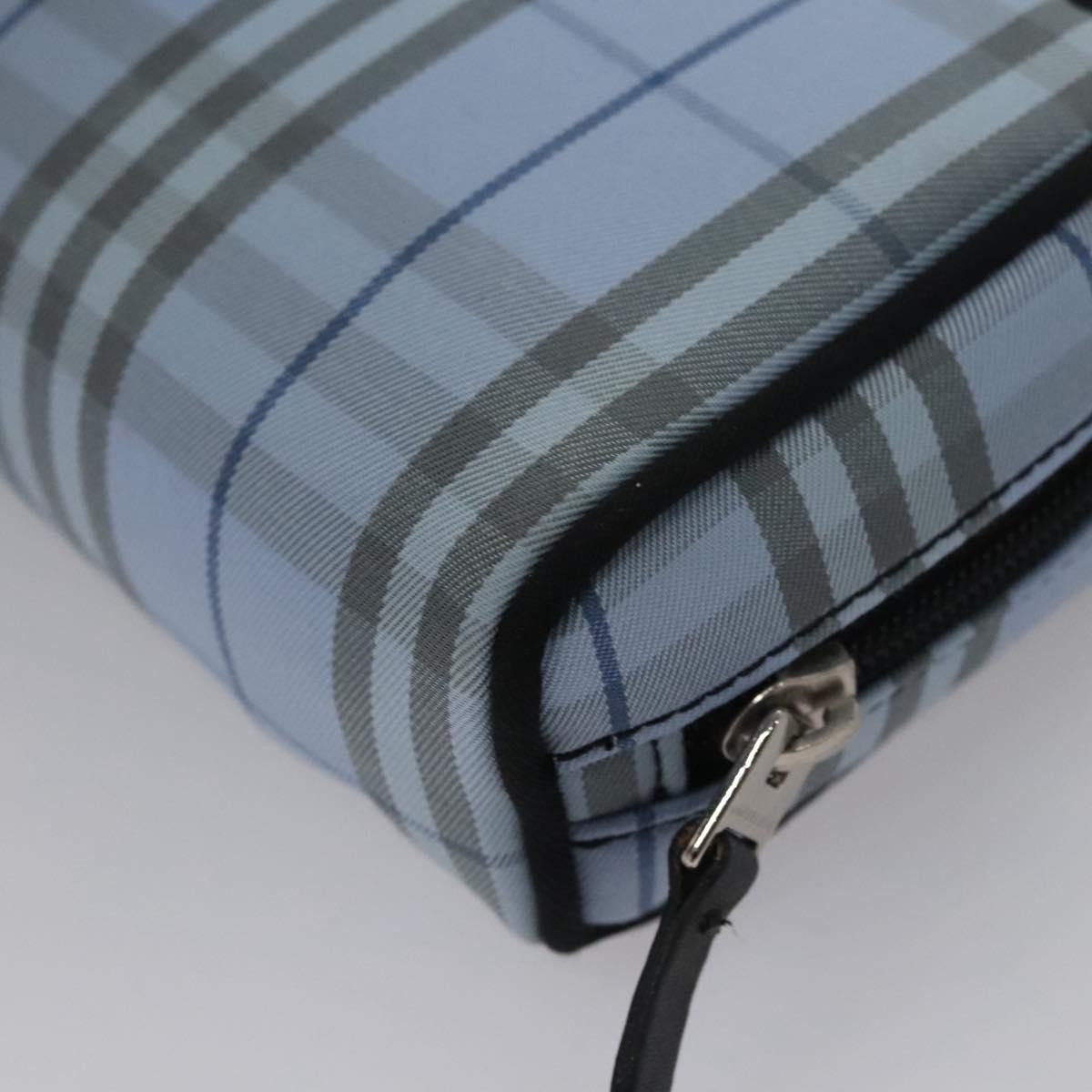 Burberry Nova Check Blue Synthetic Handbag (Pre-Owned) Size ONE SIZE - 10 Thumbnail