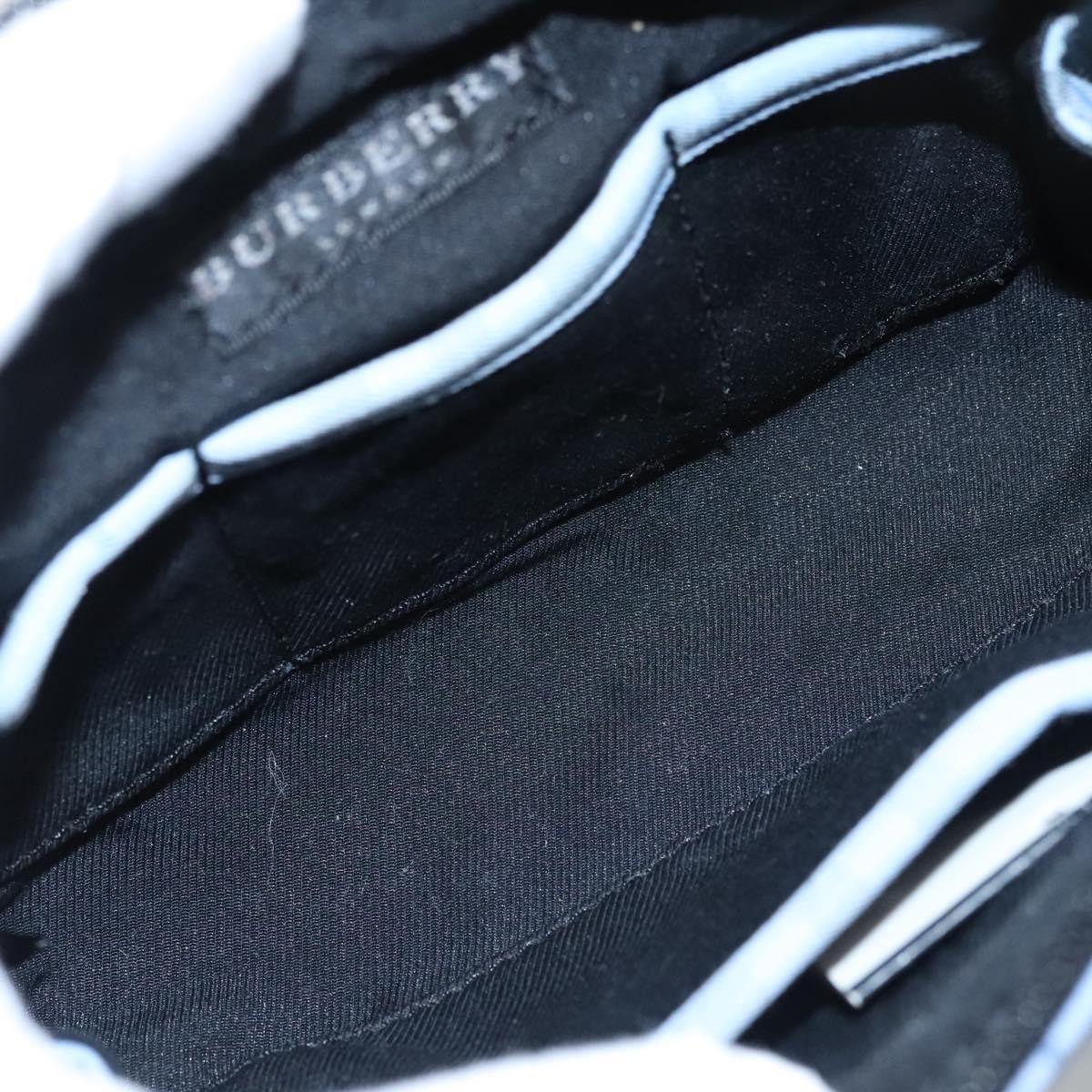 Burberry Nova Check Blue Synthetic Handbag (Pre-Owned) Size ONE SIZE - 12 Thumbnail