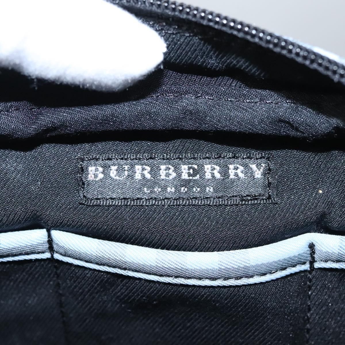 Burberry Nova Check Blue Synthetic Handbag (Pre-Owned) Size ONE SIZE - 13 Thumbnail