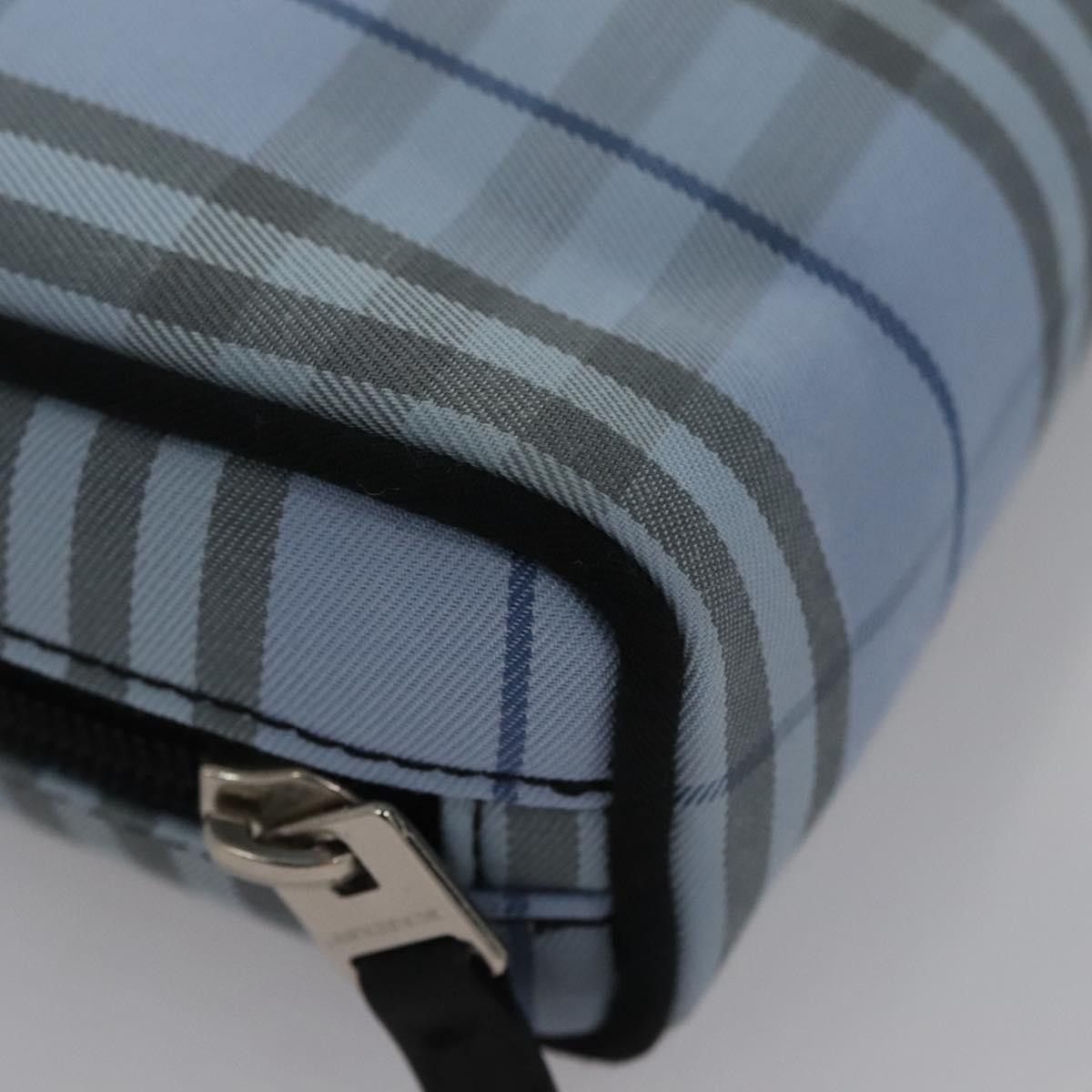 Burberry Nova Check Blue Synthetic Handbag (Pre-Owned) Size ONE SIZE - 7 Thumbnail