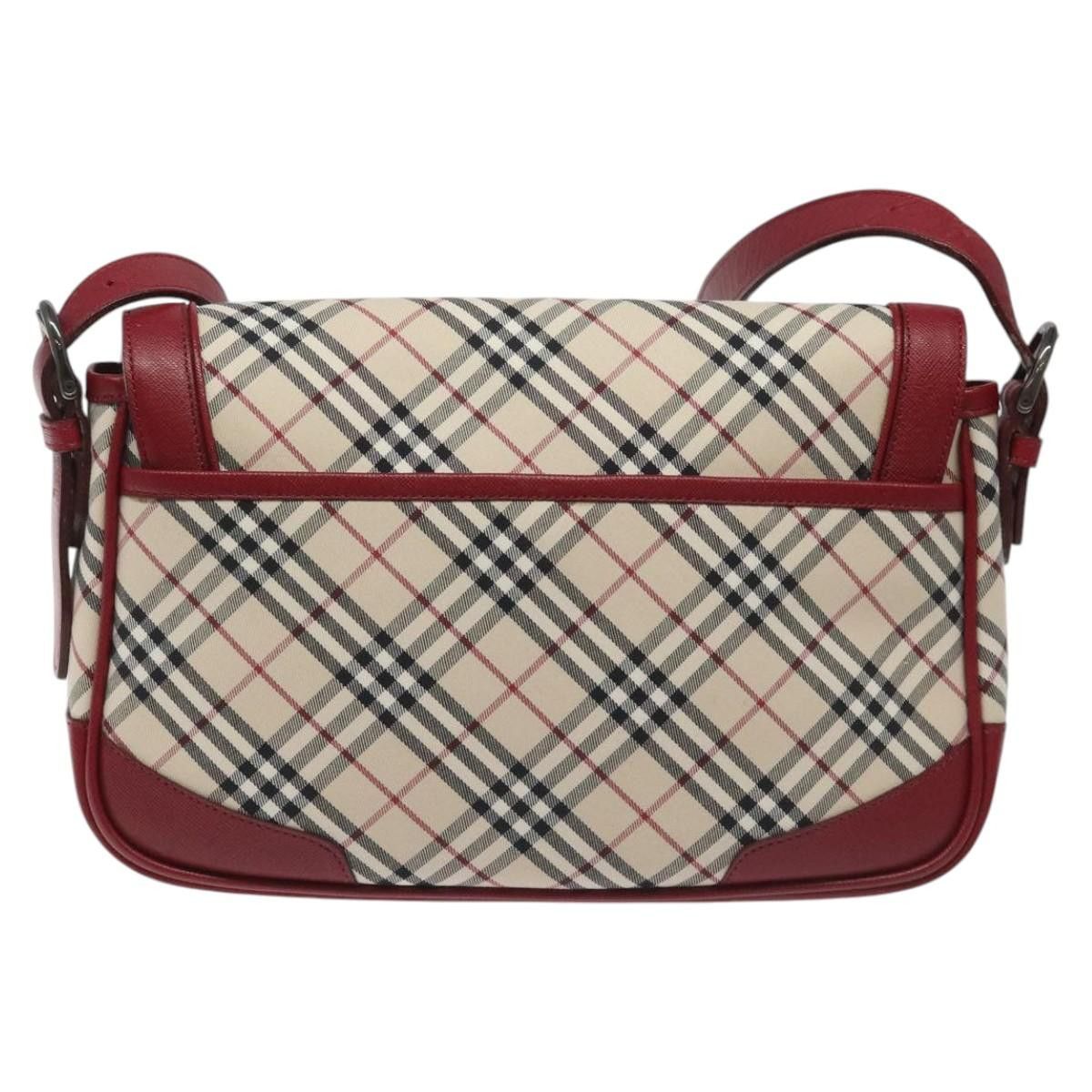 Burberry Nova Check Beige Canvas Shoulder Bag (Pre-Owned) Size ONE SIZE - 2 Thumbnail