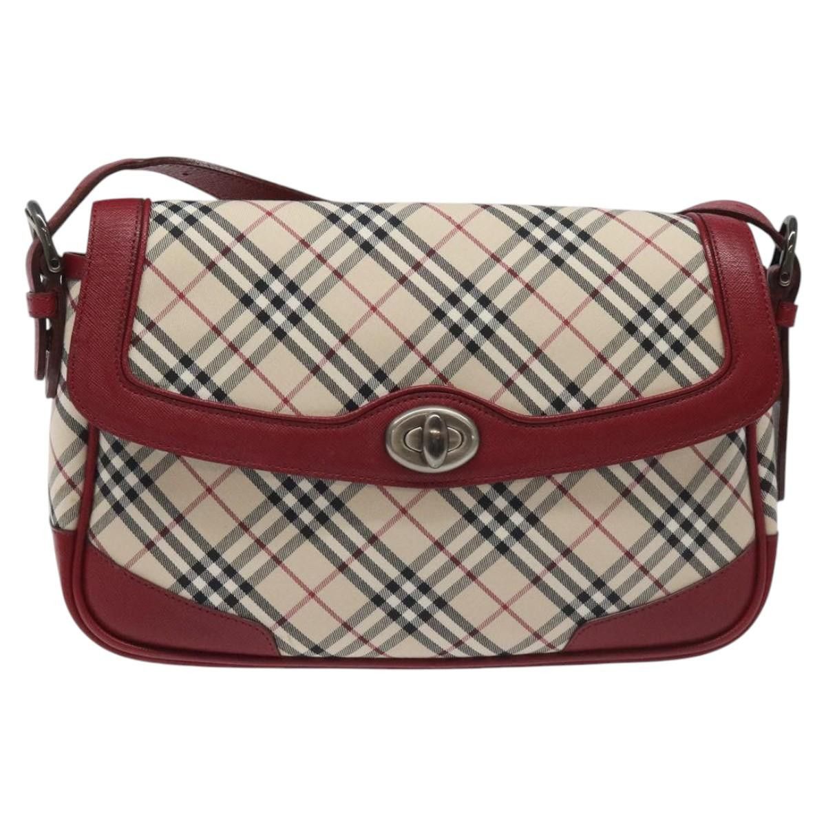 Burberry Nova Check Beige Canvas Shoulder Bag (Pre-Owned) Size ONE SIZE - 19 Thumbnail
