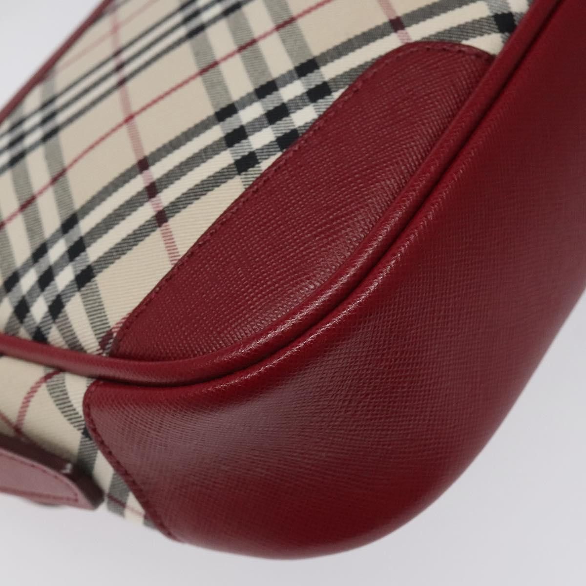 Burberry Nova Check Beige Canvas Shoulder Bag (Pre-Owned) Size ONE SIZE - 10 Thumbnail