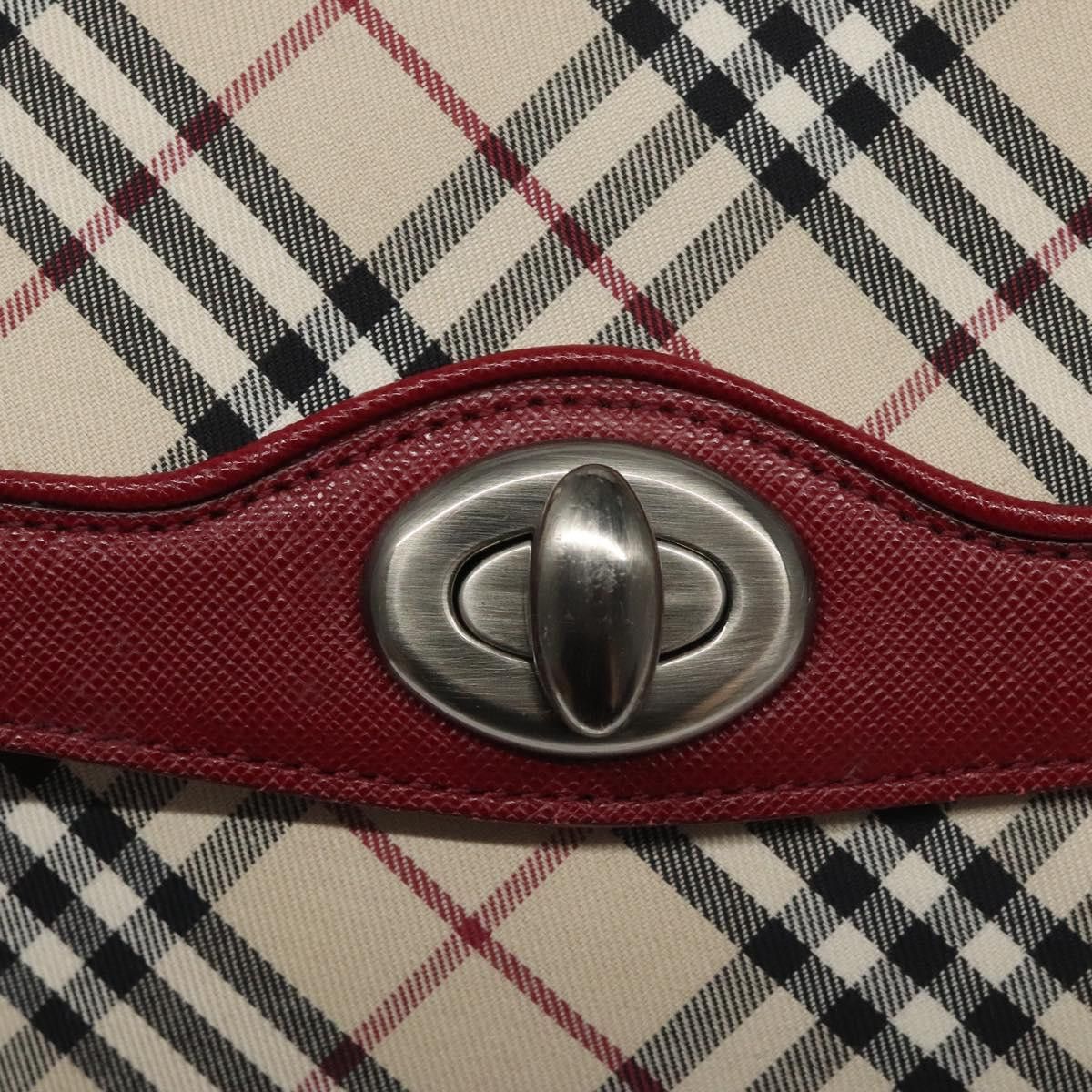 Burberry Nova Check Beige Canvas Shoulder Bag (Pre-Owned) Size ONE SIZE - 11 Thumbnail