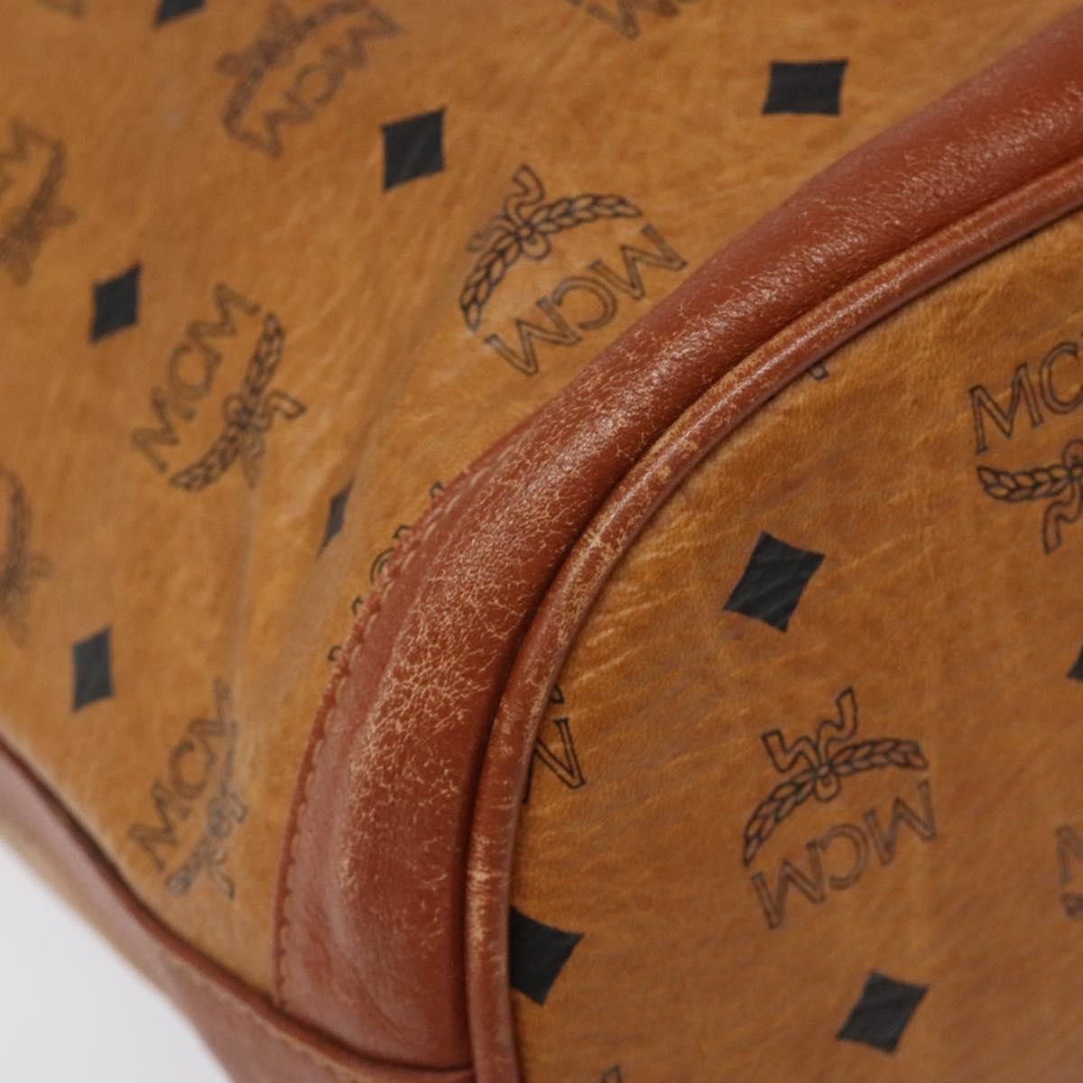 MCM Visetos Brown Canvas Shoulder Bag (Pre-Owned) Size ONE SIZE - 11 Thumbnail