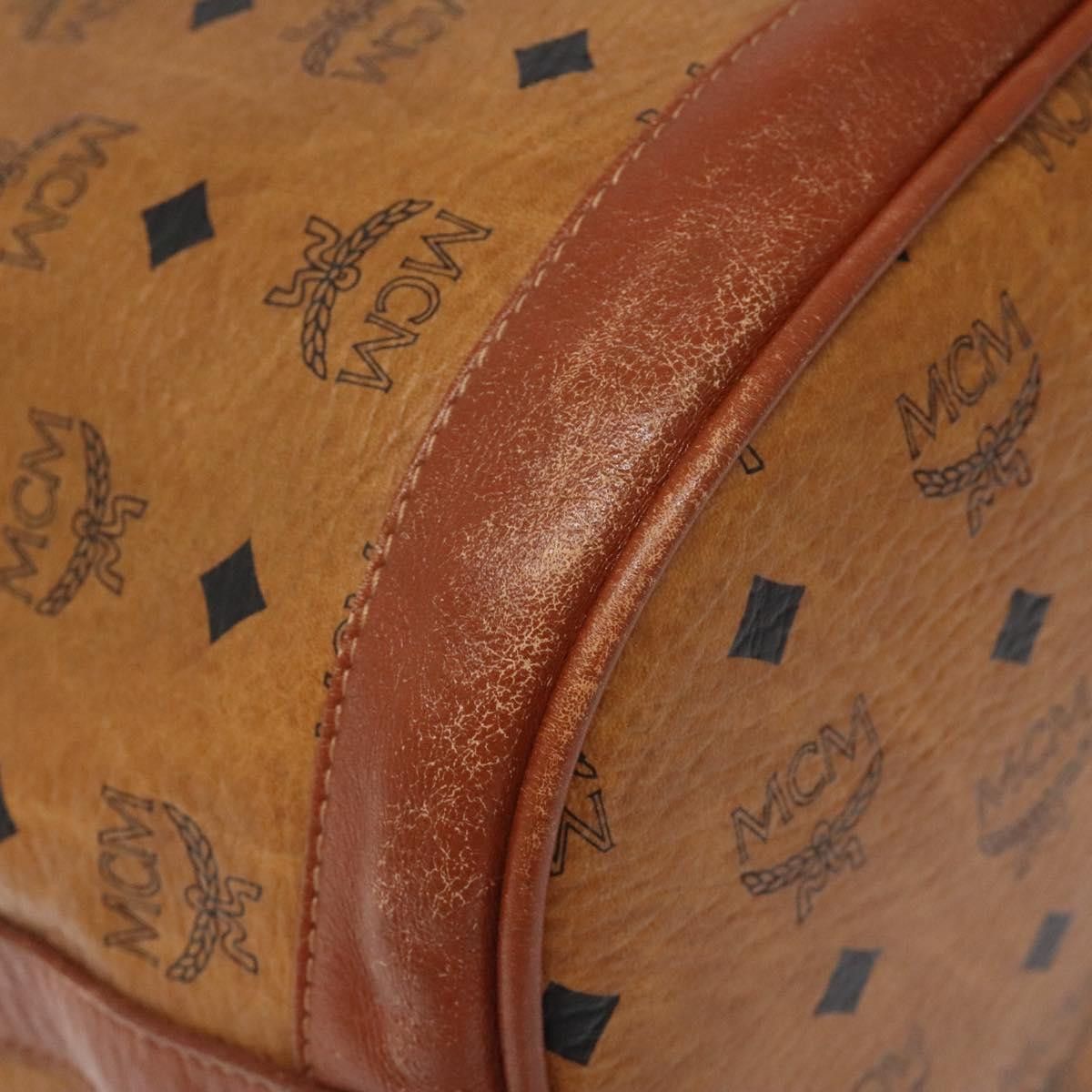 MCM Visetos Brown Canvas Shoulder Bag (Pre-Owned) Size ONE SIZE - 13 Thumbnail