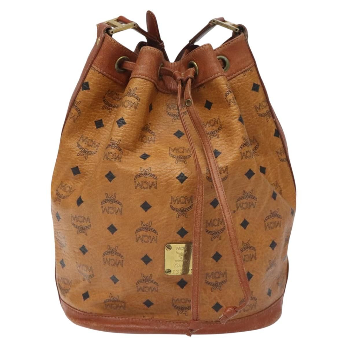 MCM Visetos Brown Canvas Shoulder Bag (Pre-Owned) Size ONE SIZE - 2 Thumbnail