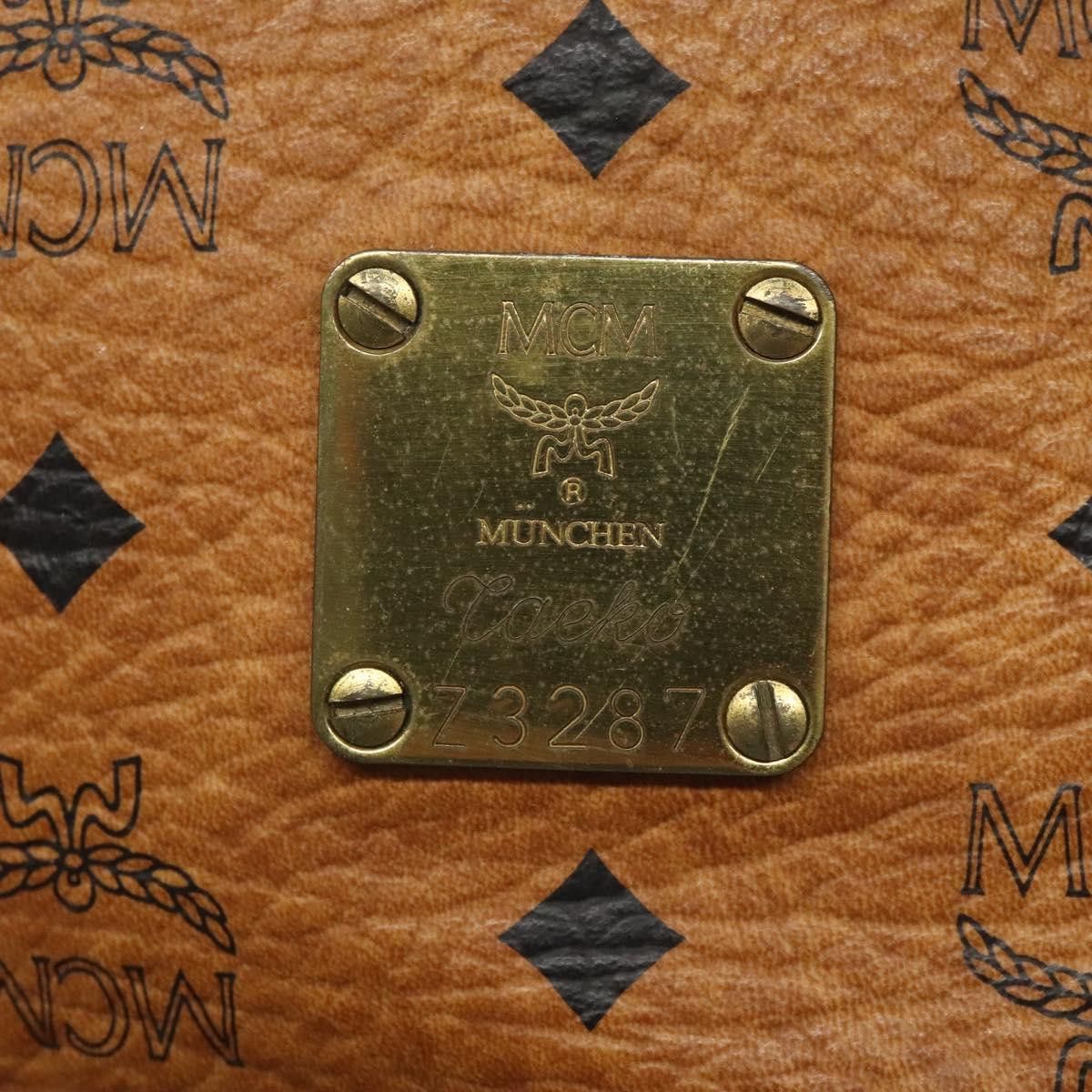 MCM Visetos Brown Canvas Shoulder Bag (Pre-Owned) Size ONE SIZE - 14 Thumbnail