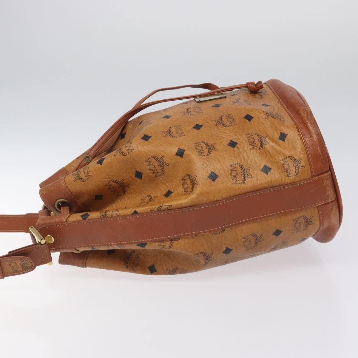 MCM Visetos Brown Canvas Shoulder Bag (Pre-Owned) Size ONE SIZE - 5 Thumbnail